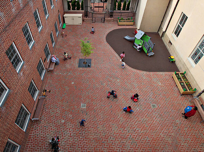 School outside play space